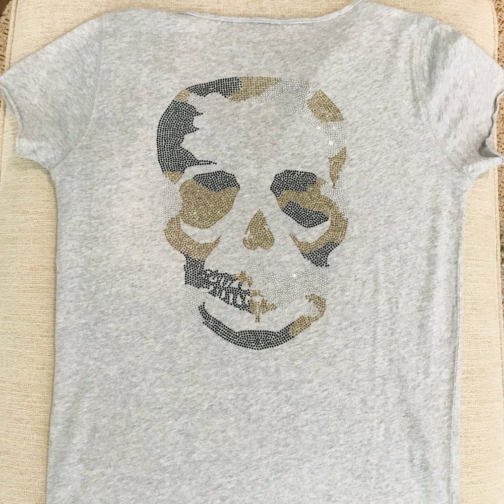 NWT - ZADIG & VOLTAIRE TUNISIEN SKULL TOP - Size M